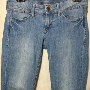 Super skinny low rise light jeans - size 28/30
